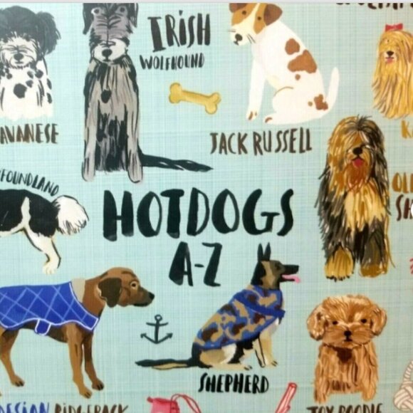 Hotdogs A-Z 1000 Piece Jigsaw Puzzle Dogs Mudpuppy New Factory Sealed - Picture 5 of 12